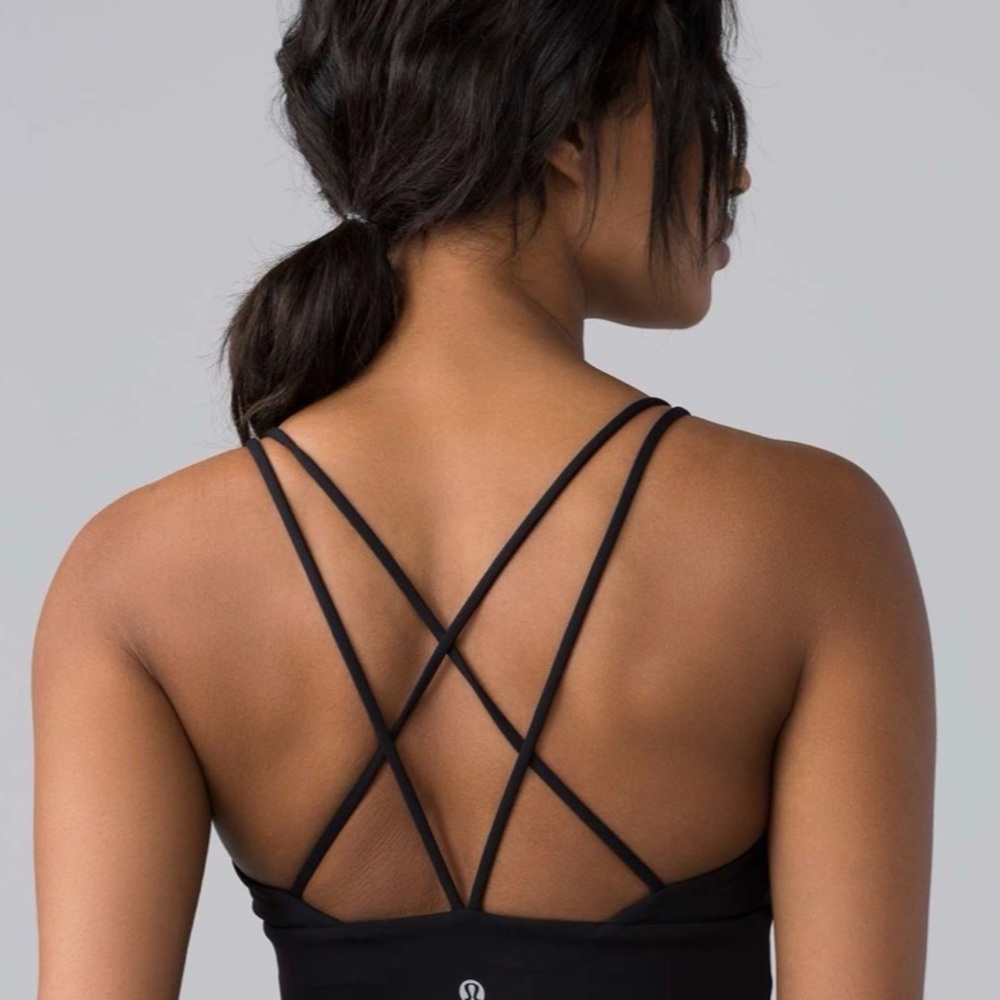 lululemon athletica Strappy Bralette Set in White, Olive, Gray, Plum, Black - Picture 5 of 6